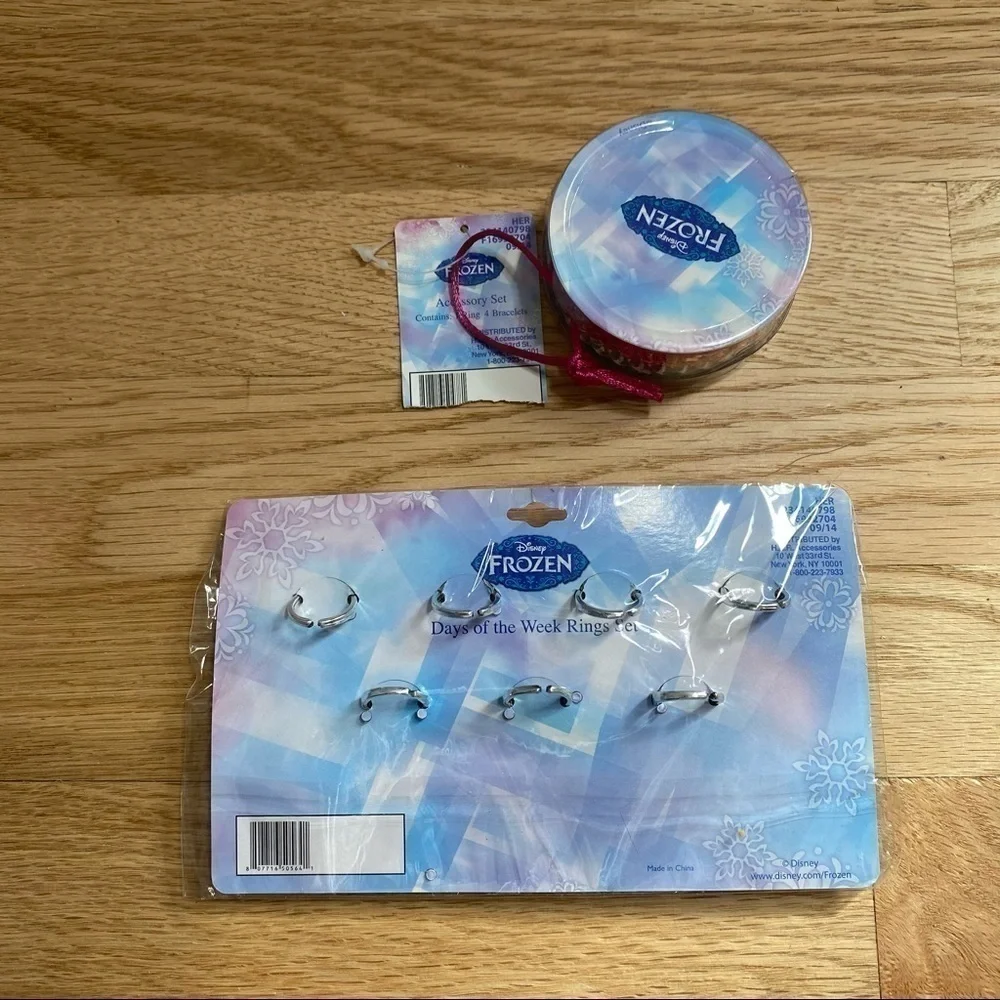 Frozen Jewelry Bundle Disney NWT Bracelets & Rings Elsa Anna